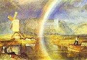 Arundel Castle, with Rainbow. J.M.W. Turner